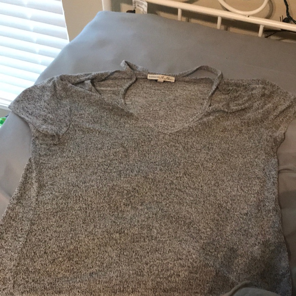Grey express shirt